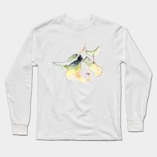 Watercolor Pears Long Sleeve T-Shirt